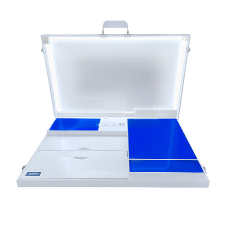 Home Office Portable Workstation Desk with Built-inStorage