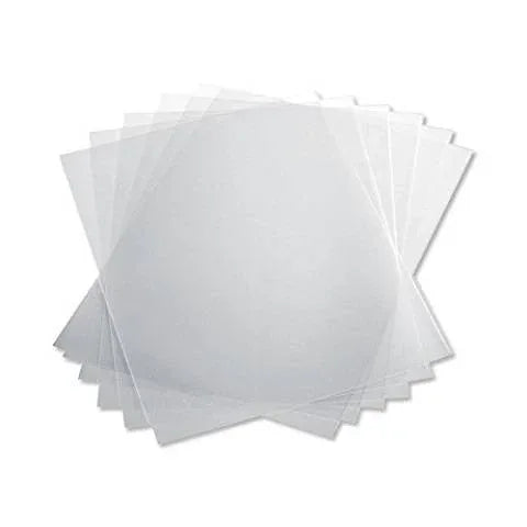 7 Mil 8-1/2 x 11 Inches PVC Binding Covers - Pack of 100, Clear