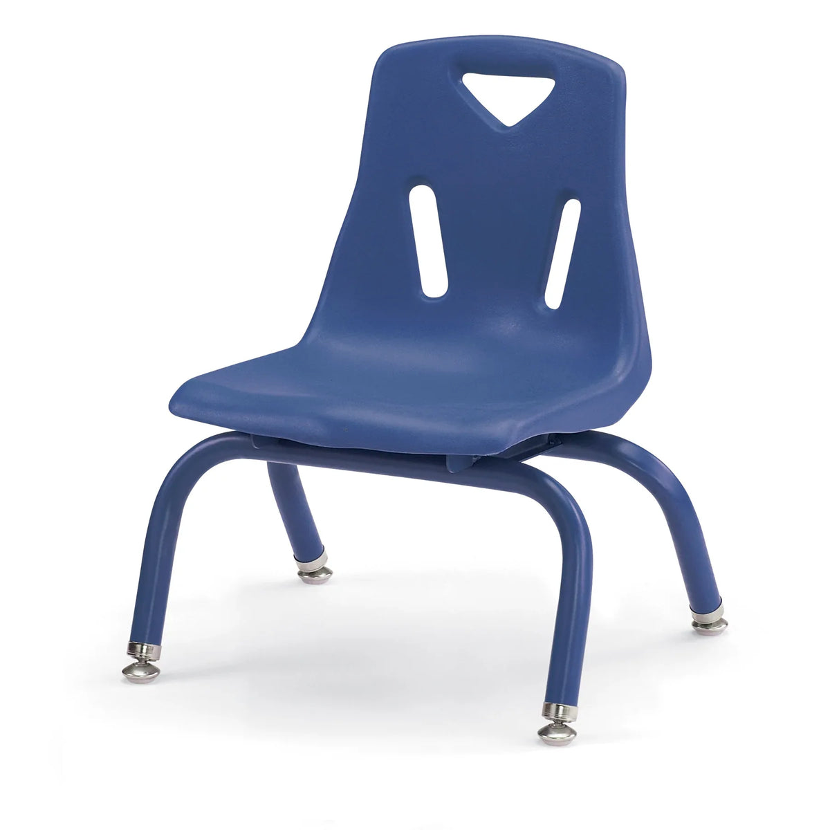 Berries® Stacking Chair with Powder-Coated Legs - 8" Ht - Blue