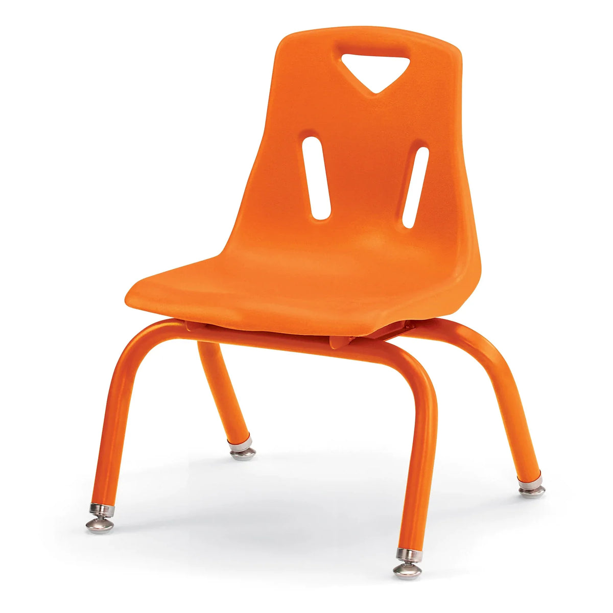 Berries® Stacking Chair with Powder-Coated Legs - 10" Ht - Orange