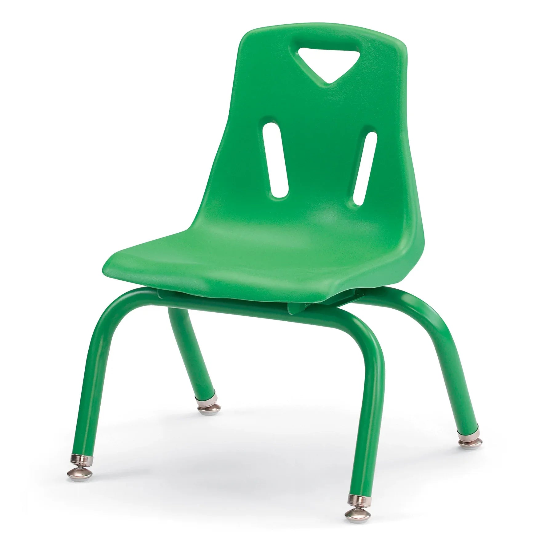 Berries® Stacking Chair with Powder-Coated Legs - 10" Ht - Green