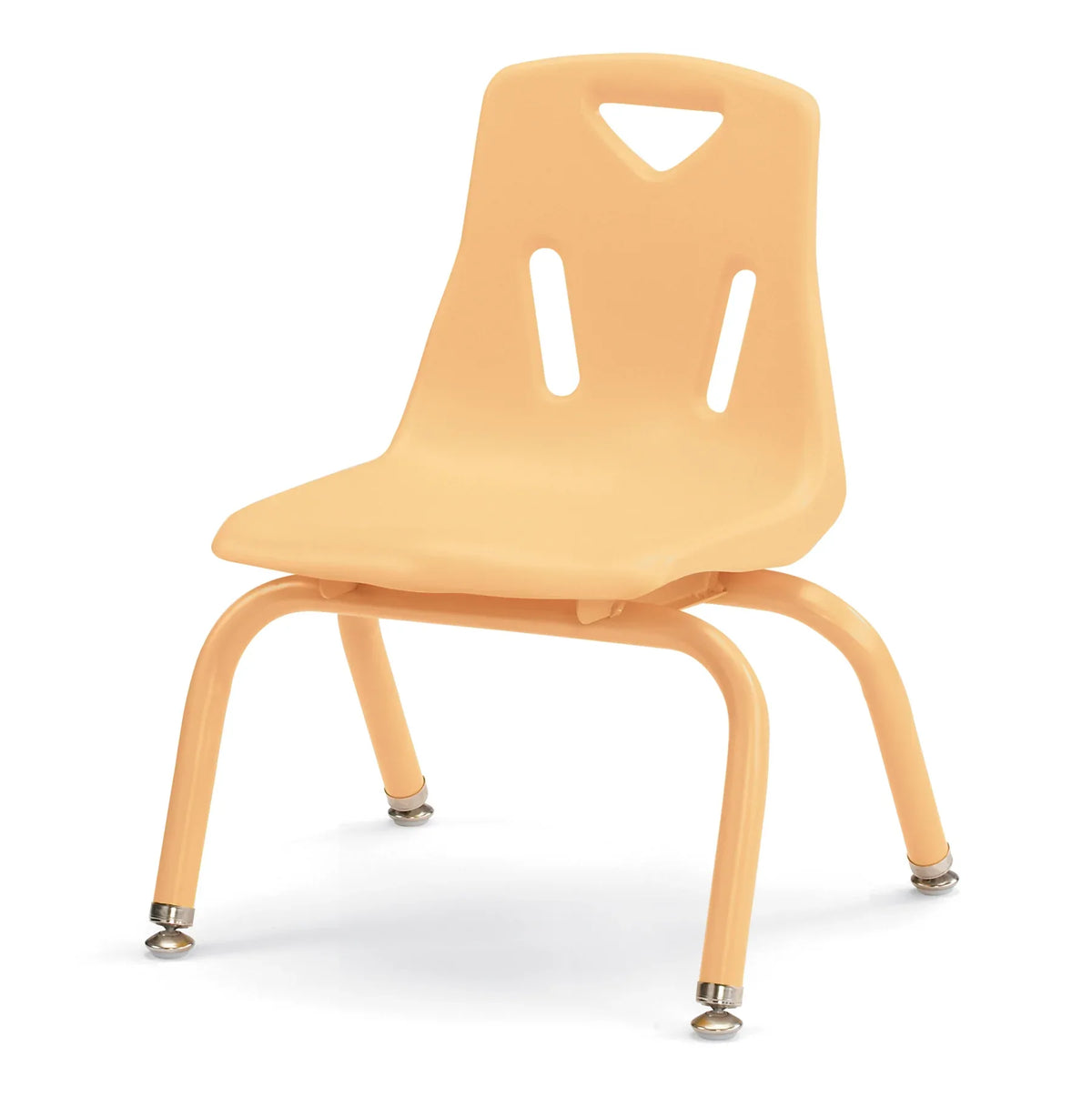 Berries® Stacking Chair with Powder-Coated Legs - 10" Ht - Camel
