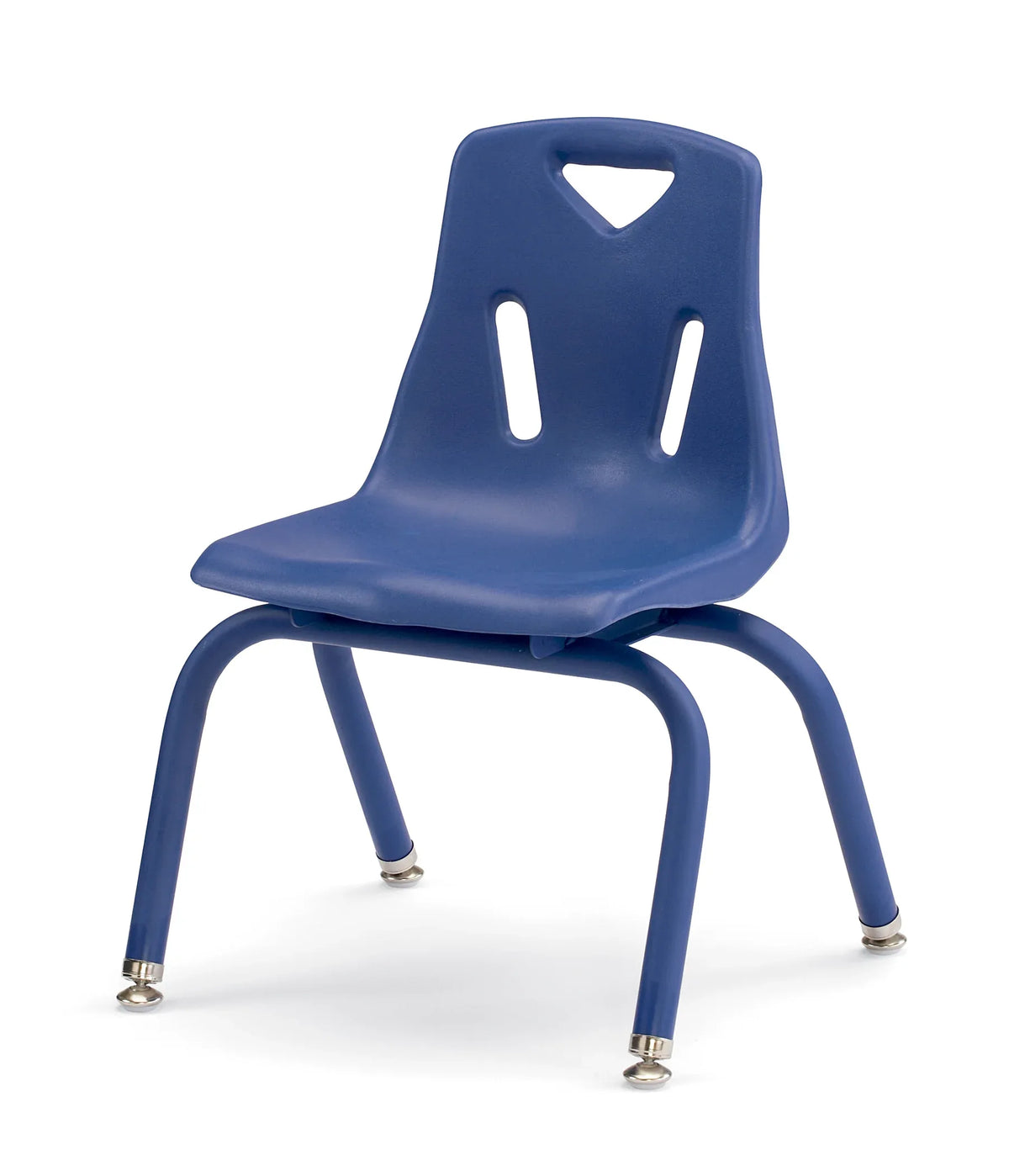 Berries® Stacking Chair with Powder-Coated Legs - 12" Ht - Blue