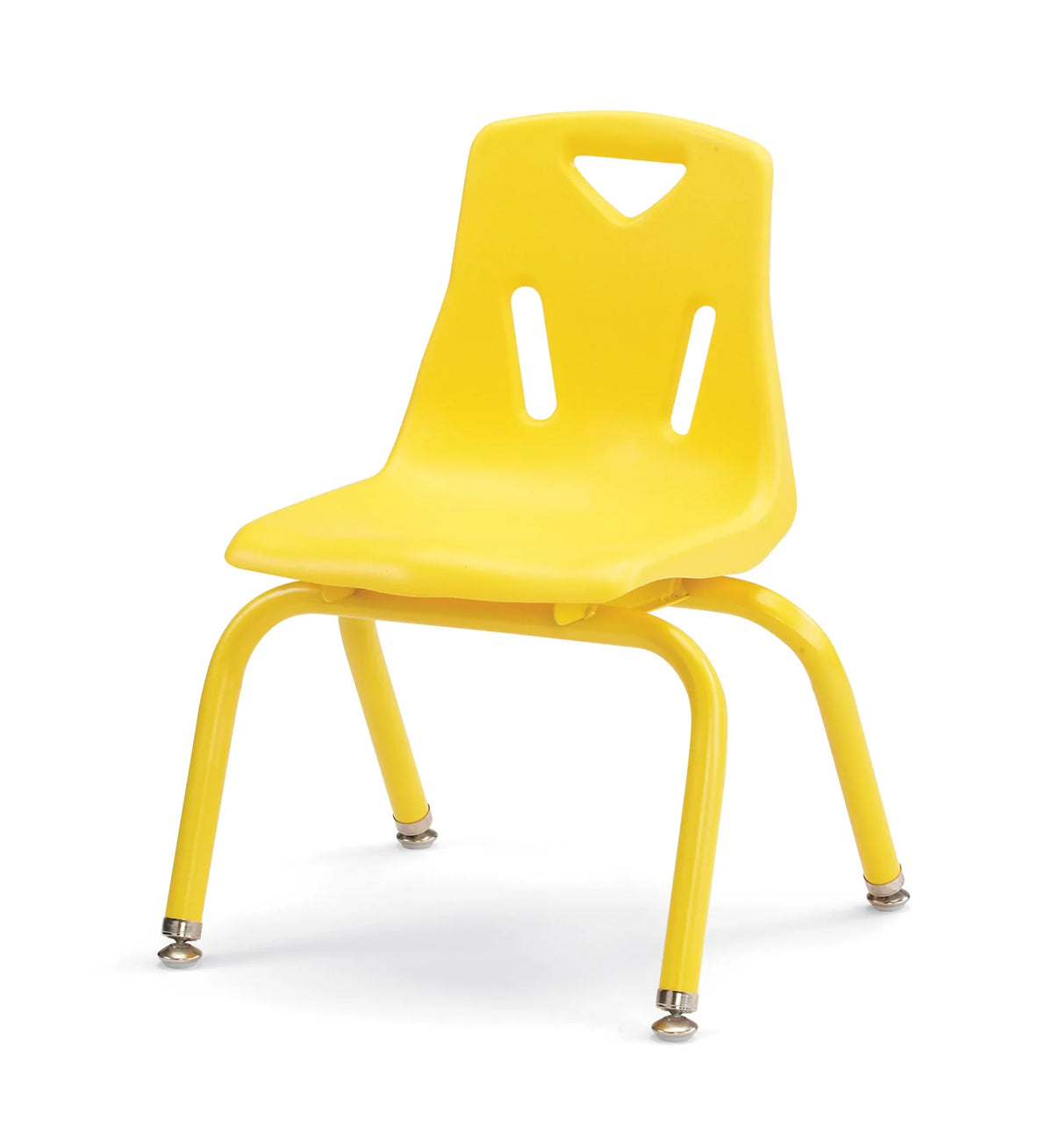 Berries® Stacking Chair with Powder-Coated Legs - 12" Ht - Yellow