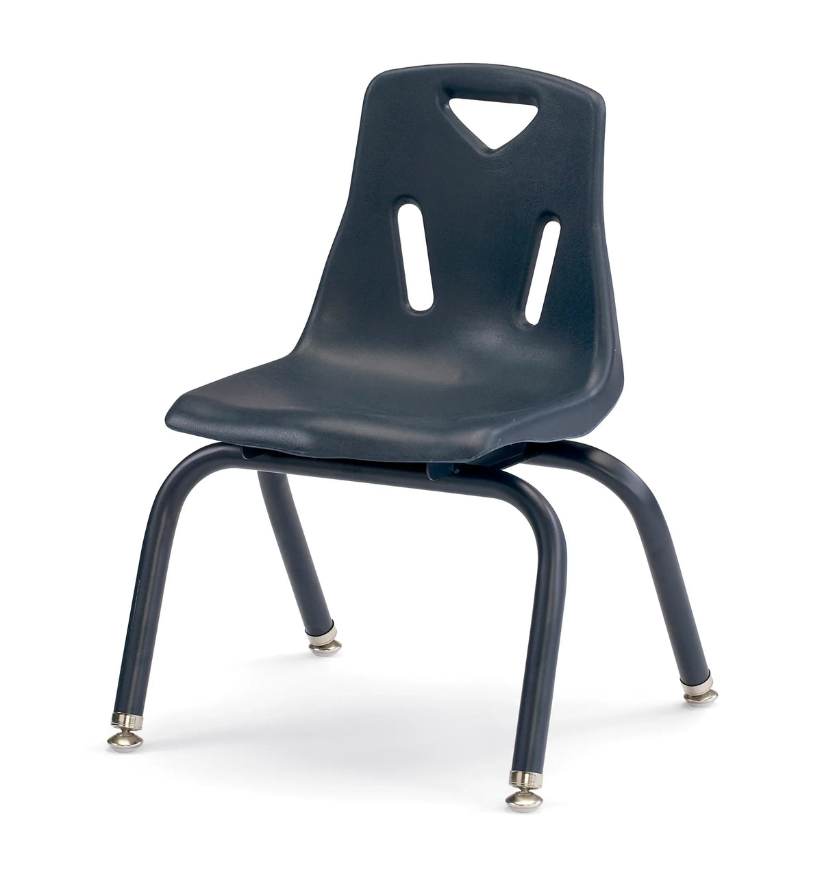 Berries® Stacking Chair with Powder-Coated Legs - 12" Ht - Navy