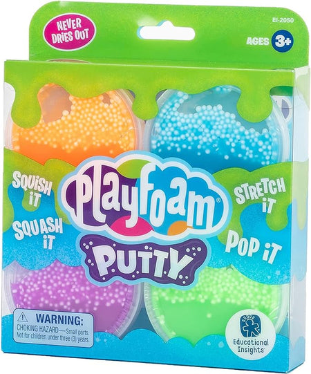 Playfoam Putty 4-Pack, Ages 3+