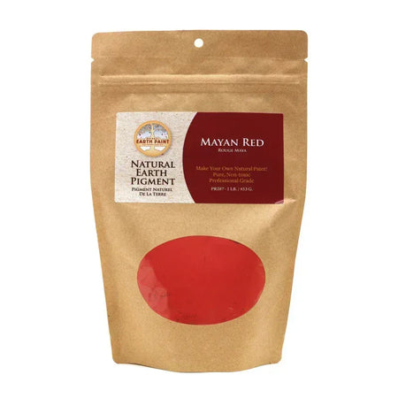 Earth & Mineral Pigments - Mayan Red - 1 lb.