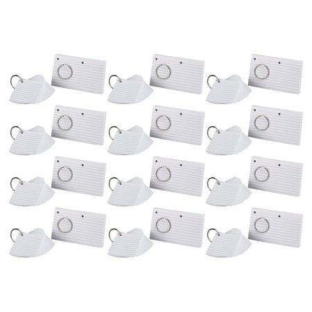 JustFlip-it!&trade; Punched & Perfed Study Cards, 3" x 5", 75 Per Pack, 12 Packs