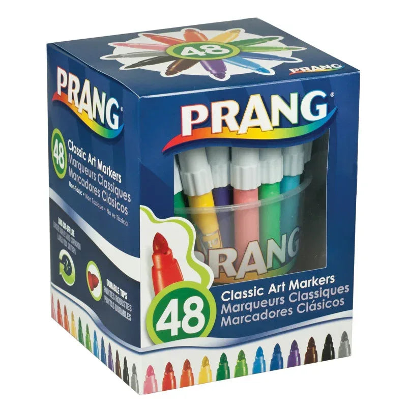 Art Markers, Washable, 48 Colors (DIXX80848)