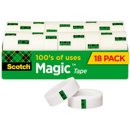 Magic&trade; Tape Refill Rolls, 3/4" x 1000", Pack of 18