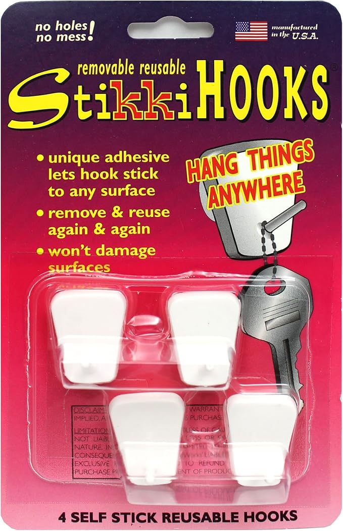 StikkiHOOKS, Pack of 4