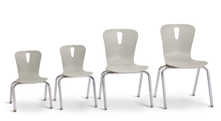 Berries® Flow Chair - 12" Seat Height - Gray