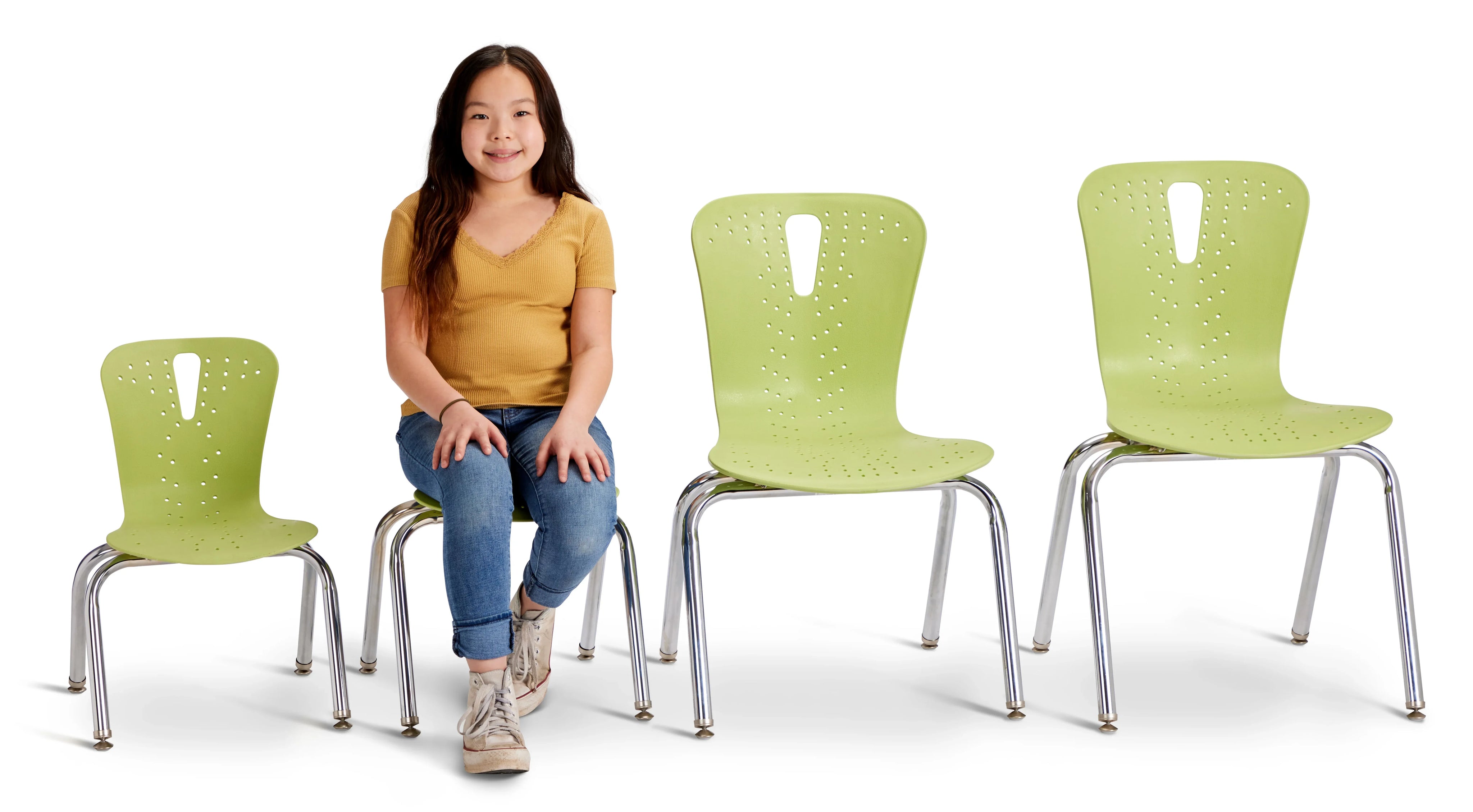 Berries® Flow Chair - 12" Seat Height - Key Lime
