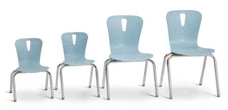 Berries® Flow Chair - 12" Seat Height - Coastal Blue