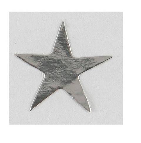 Eureka 3/4" Silver (175) Presto-Stick Foil Star Stickers (82474)