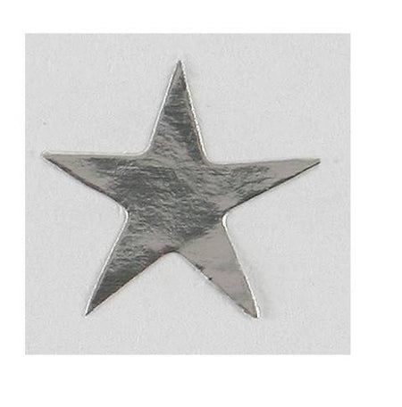 Eureka 3/4" Silver (175) Presto-Stick Foil Star Stickers (82474)
