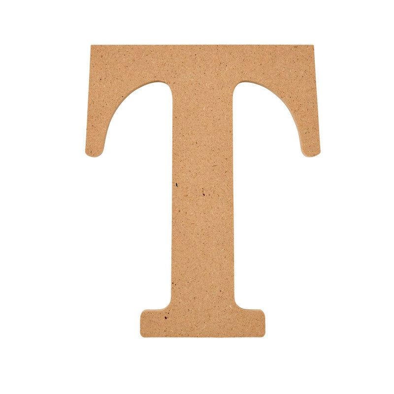 MDF Letter, T, 5 Inch