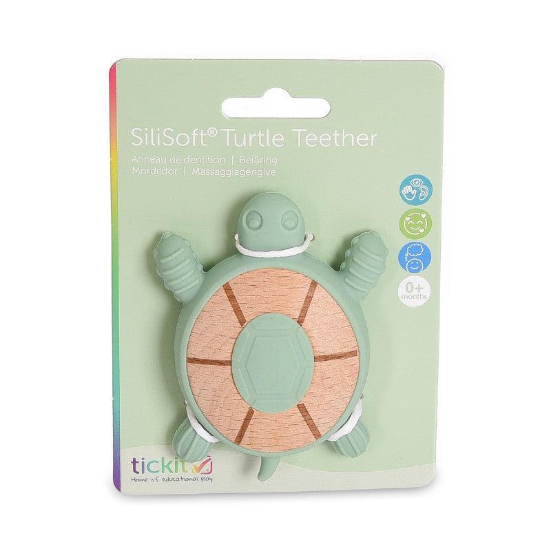 SiliSoftÂ® Turtle Teether, Neutral