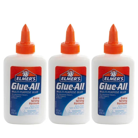 Glue-All Multi-Purpose Liquid Glue, Extra Strong, 4oz., Pack of 3