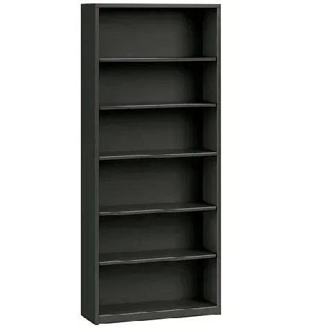 Hon, Brigade 6-Shelf Bookcase 12.63"D x 34.5"W x 81.13"H, Charcoal, HONS82ABC