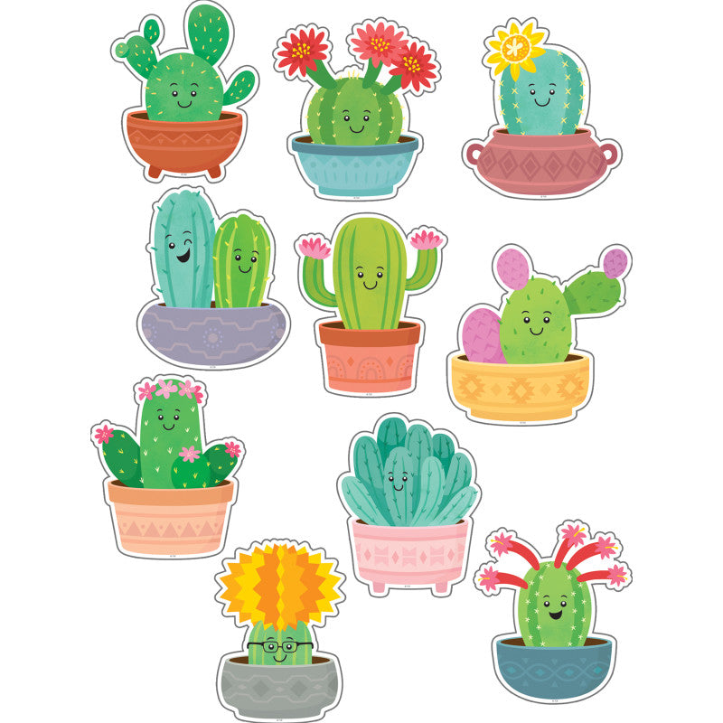Happy Cactus Crew Accents, Pack of 30