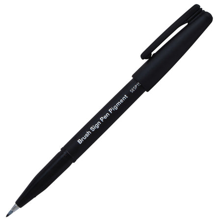 Sign Pen Brush, Open Stock, Black Pigment Ink