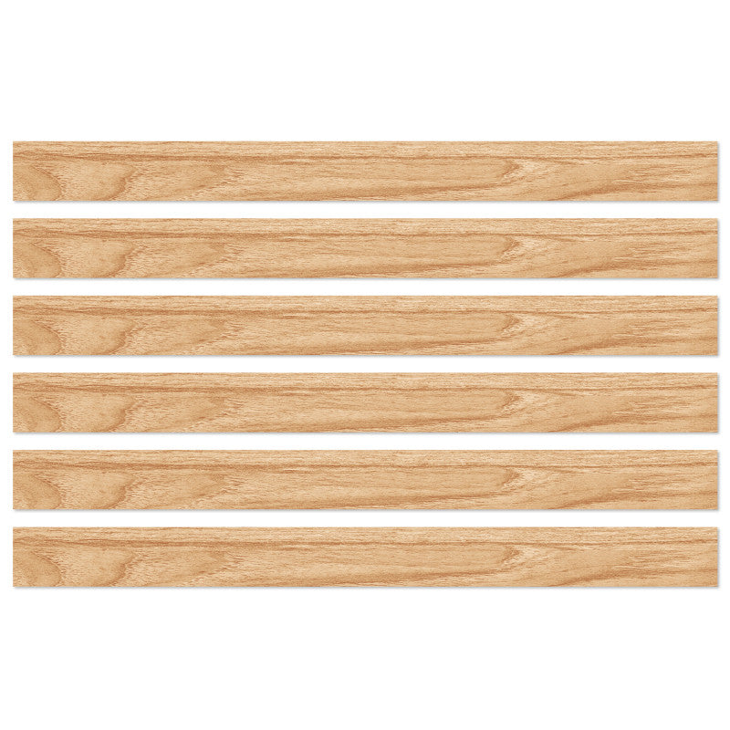 Grow Together Light Wood Grain Straight Borders, 36 Feet Per Pack, 6 Packs