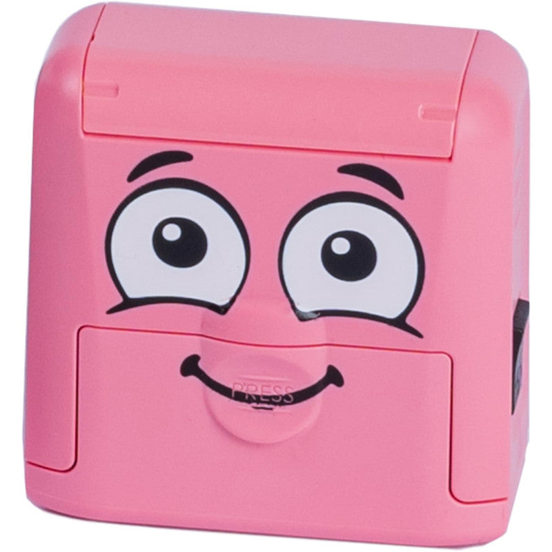 Customizable Kids' Name Stamp Kit for Clothing and Belongings, Pink
