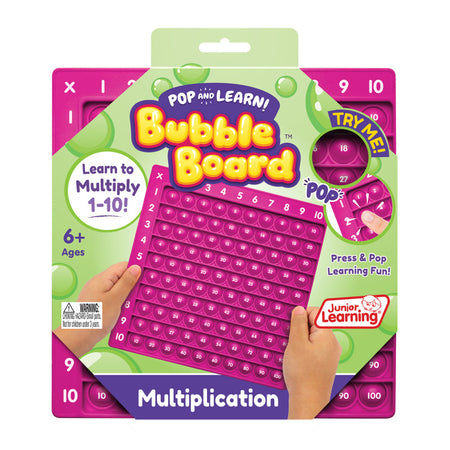 Multiplication Pop and Learn&trade; Bubble Board
