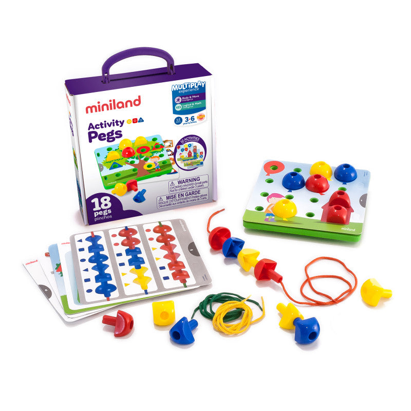 Activity Pegs, 30 Pieces