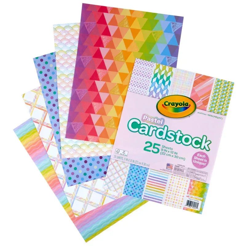 Pastel Cardstock, 25 Count