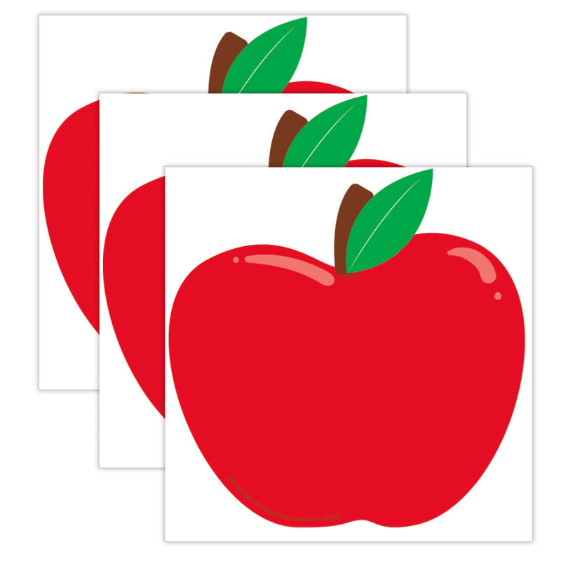 Apple Paper Cut-Outs, 36 Per Pack, 3 Packs