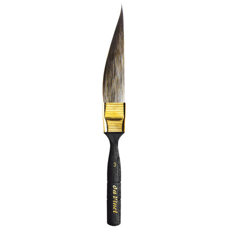 CASANEO Dagger Striper with Traditional Pinstriping Handle, Synthetic, Watercolor & Acrylic, Slant, Series 703, Size 3