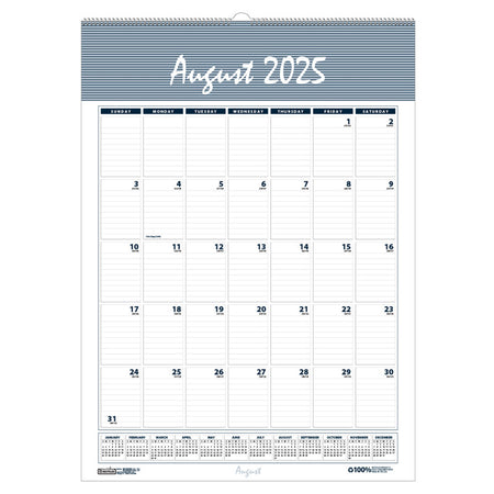 Bar Harbor Academic Wall Calendar, 12" x 17"