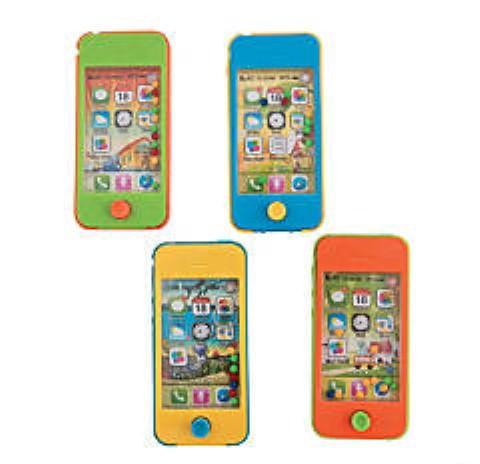 Plastic Cell Phone Water Games - 2-3/4" x 4" - 12/pkg