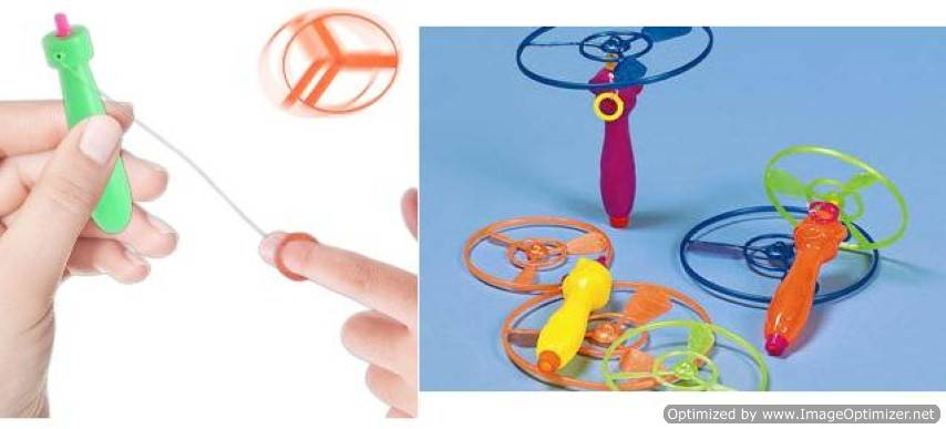 Plastic Mini Flying Two-Disk Sets , (12 sets/pkg) (85144)