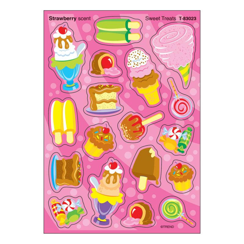 Sweet Treats/Strawberry Stinky StickersÂ®, Mixed Shapes