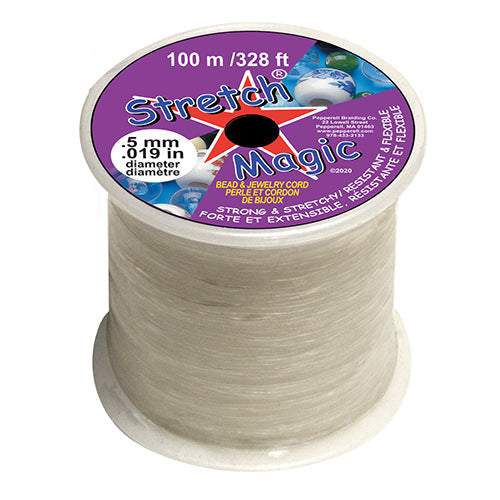 Stretch Magic .5mm Bead & Jewelry Cord 100 Meters, approx. 328 ft. (J2367)