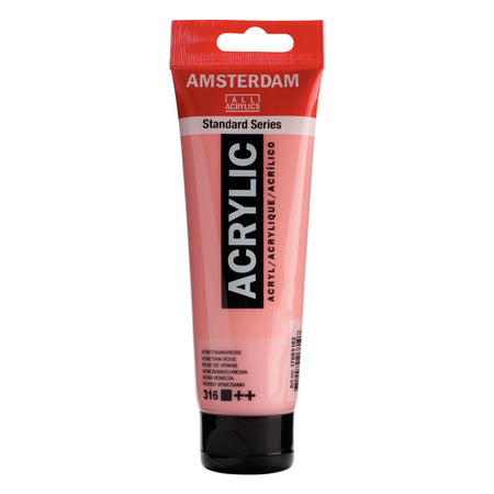 Standard Acrylic Paint, 120ml, Venetian Rose 316