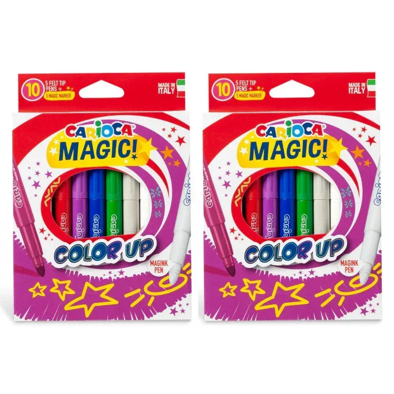 Magic Color Up Felt Tip Pens, 10 Per Pack, 2 Packs