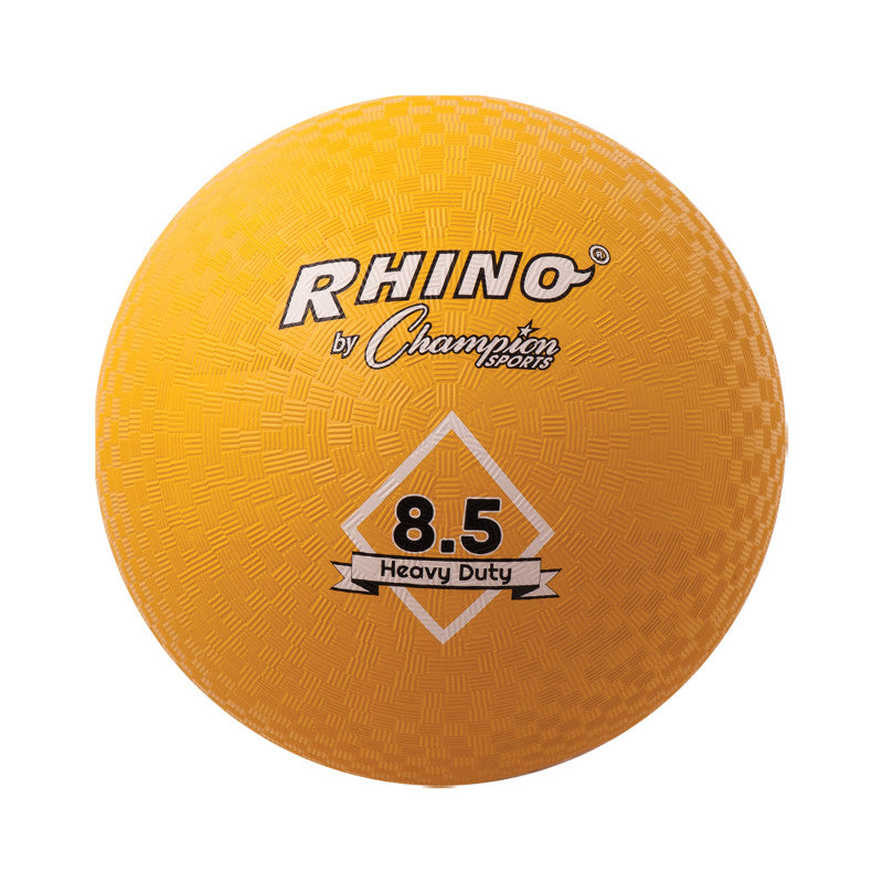 8.5 Inch Heavy Duty Playground Ball, Yellow