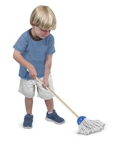 Melissa & Doug Let's Play House Dust! Sweep! Mop! 6-Piece Pretend Play Set
