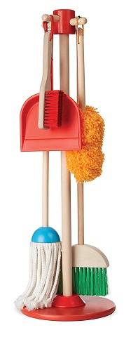 Melissa & Doug Let's Play House Dust! Sweep! Mop! 6-Piece Pretend Play Set