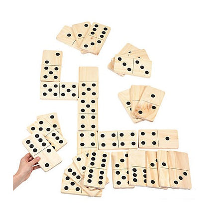 Wooden Giant Backyard Unfinished Wood Dominoes