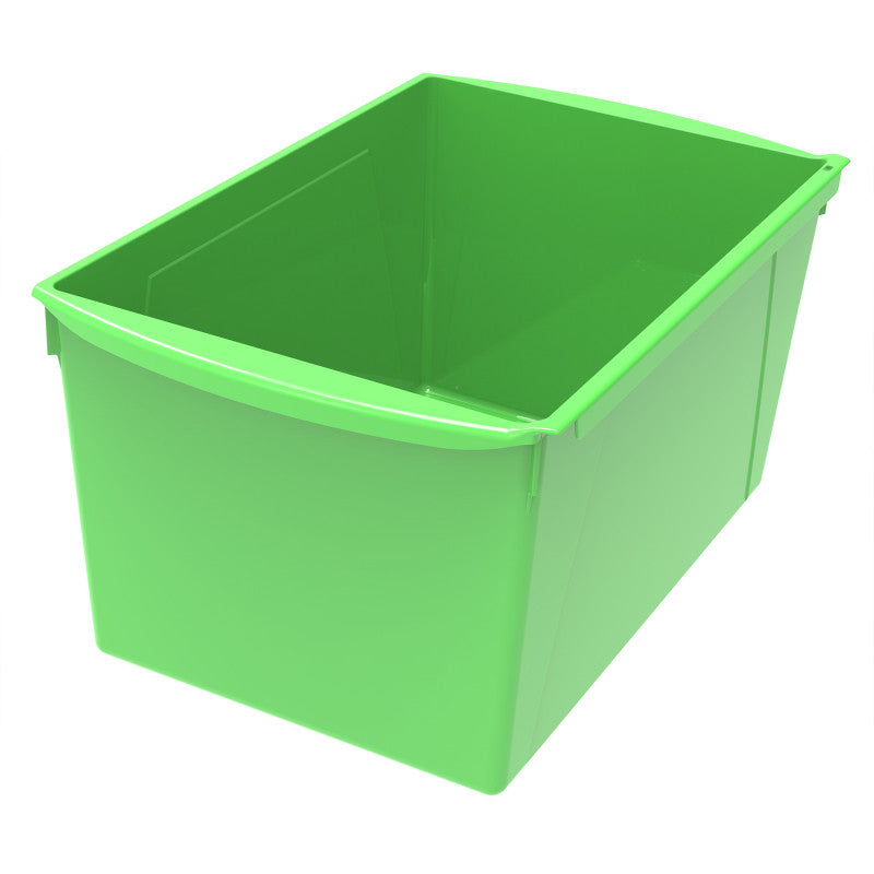 Wide Book Bin, 14.5" x 9.2" x 7", Green, Classroom Storage Organizer