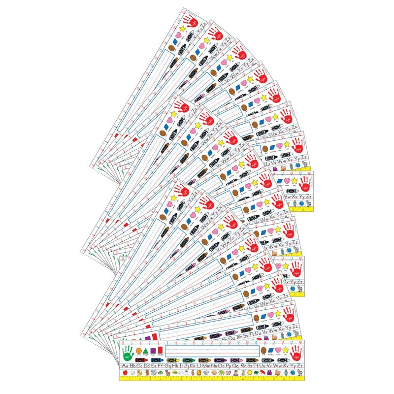 Traditional Manuscript Nameplates, Grade K-3, 36 Per Pack, 3 Packs