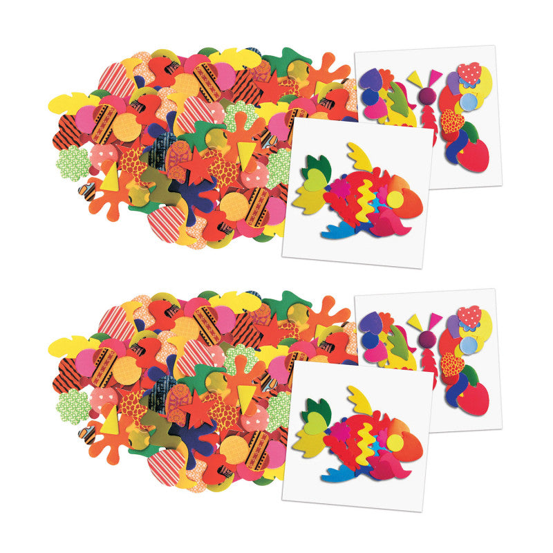 Paper Popz, 1500 Shapes Per Pack, 2 Packs
