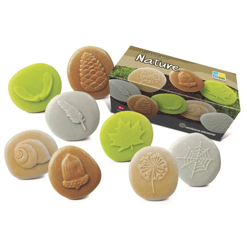 Let's Investigate &ndash; Nature, Set of 8 Stone Figures