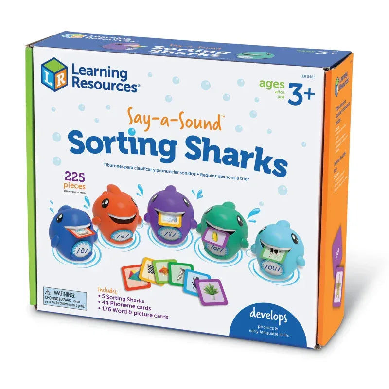 Say-a-Sound Sorting Sharks, 225 Pieces