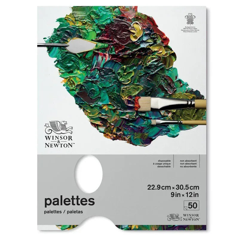 W&N Tear Off Palette Paper - 9x12" (50 sheets)